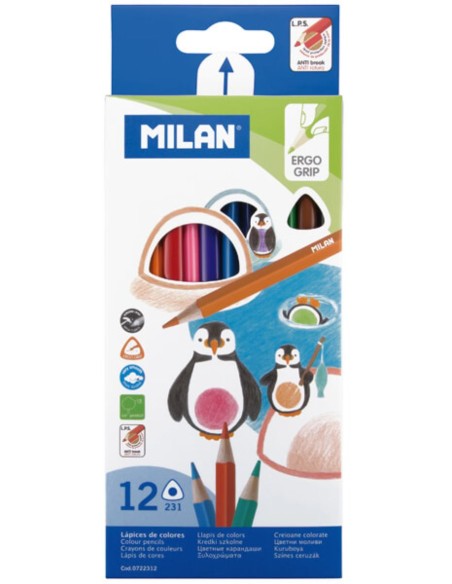 Lapicero milan triangulares