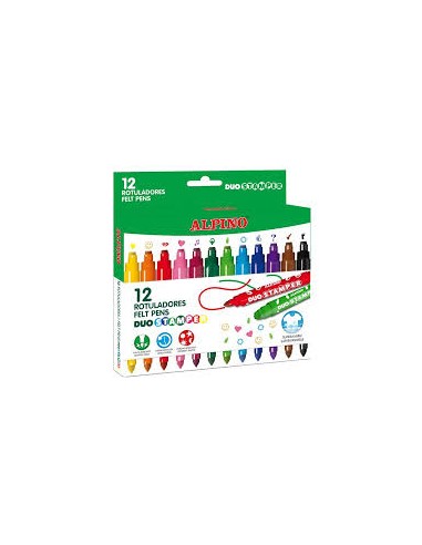 Rotuladores alpino stamper- 10 colores
