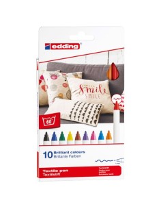 Rotulador textil 4600 10 col.surtidos 2