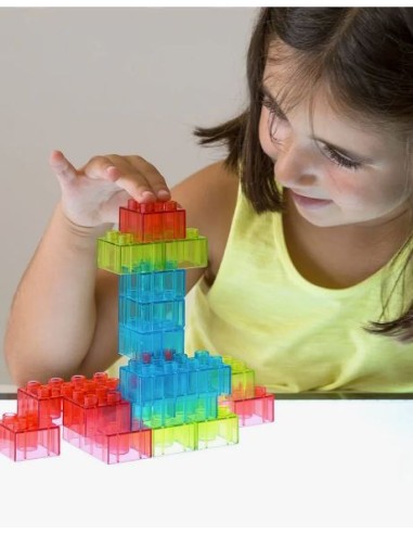 Bloques Translúcidos 55 piezas