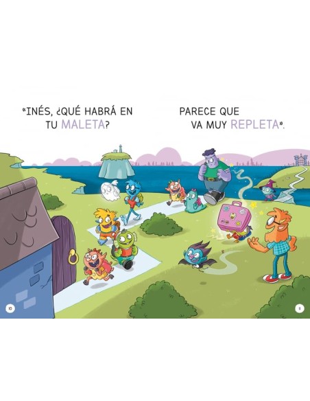 Pasteles voladores de colores. Colección escuela de monstruos.