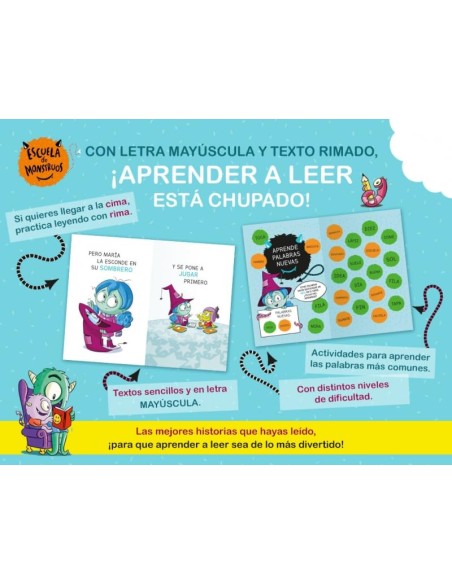 Emociones de colores. Colección escuela de monstruos.