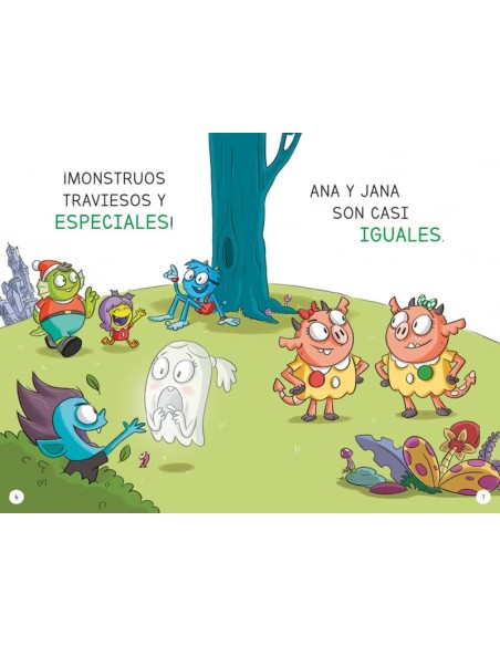 Las iguales son especiales. Colección escuela de monstruos.