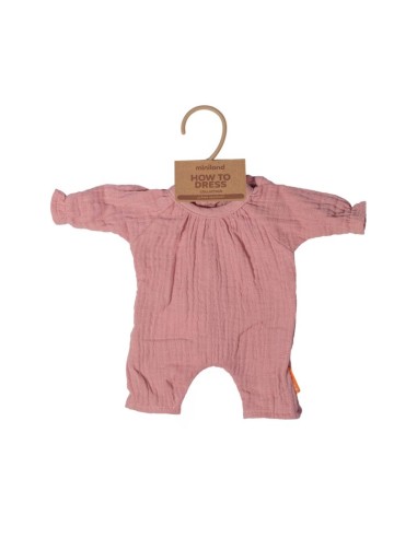 Pijama rosa con gorrito 32 cm