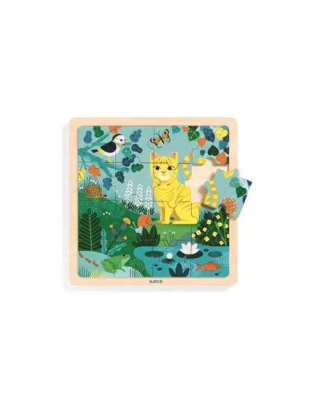 Puzle Lily en madera 16 piezas