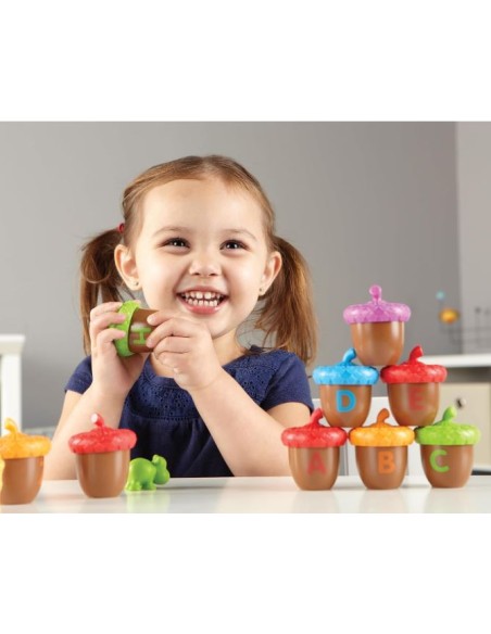 Alfabeto bellotas inglés 78 piezas learning