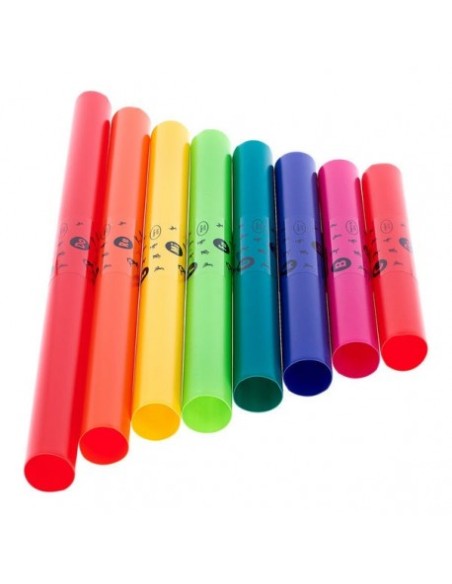 8 tubos percusión diatónicos