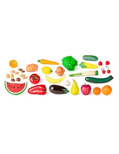 Frutas, hortalizas y frutos secos 35 unidades 2