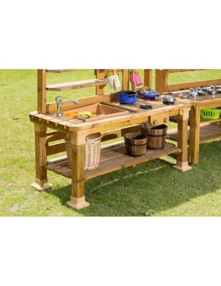 COCINA PARA EXTERIOR MADERA