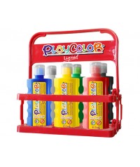 Basket témpera Playcolor líquida 6x500ml.
