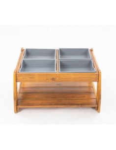 Mesa de arena y agua para exterior