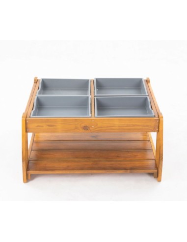 Mesa de arena y agua para exterior