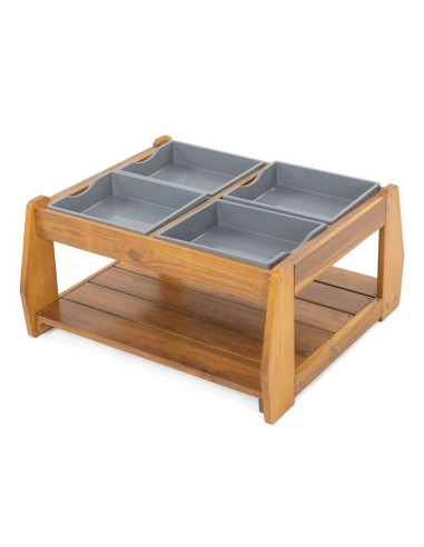 Mesa de arena y agua para exterior