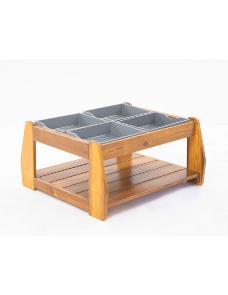 Mesa de arena y agua para exterior