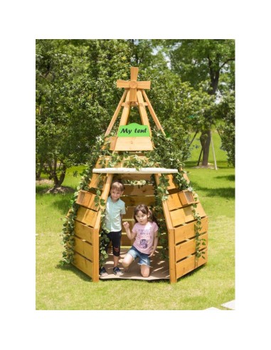 TIENDA DE CAMPAÑA MADERA EXTERIOR