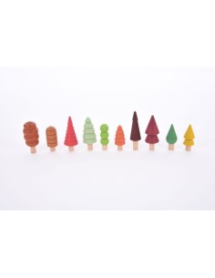 ÁRBOLES MADERA NATURAL – 10 UNIDADES 2