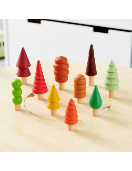 Árboles de madera natural - 10 und.