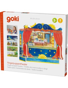 Teatro para marionetas de dedo