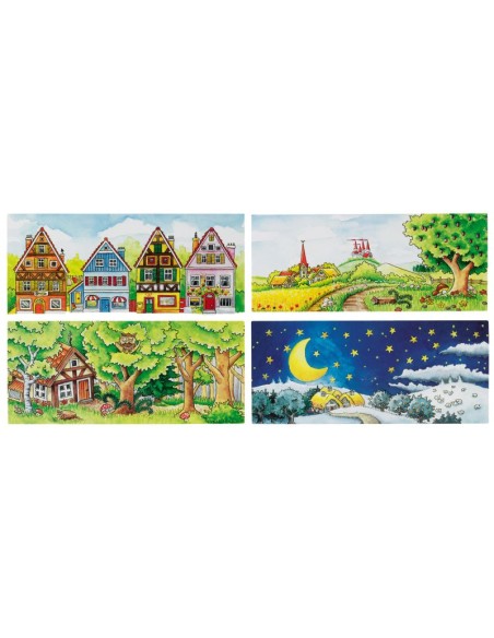 Teatro para marionetas de dedo