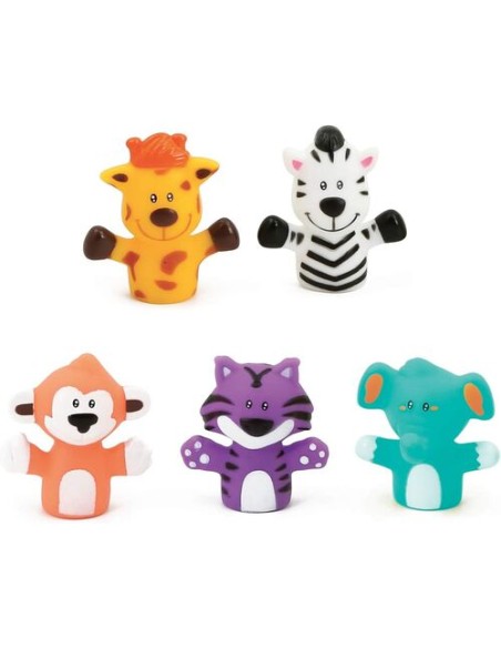 Marionetas de dedo selva