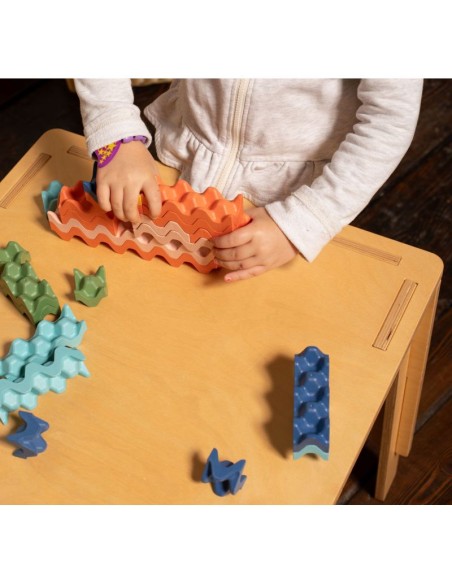 Construcción cartones huevos - 90 piezas