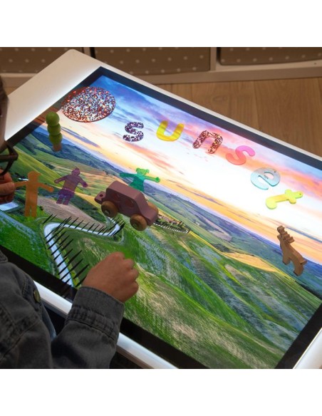 Tapete paisaje mesa de luz A2