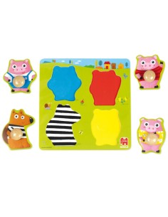 Encaje 3 little pigs - 4 piezas 2