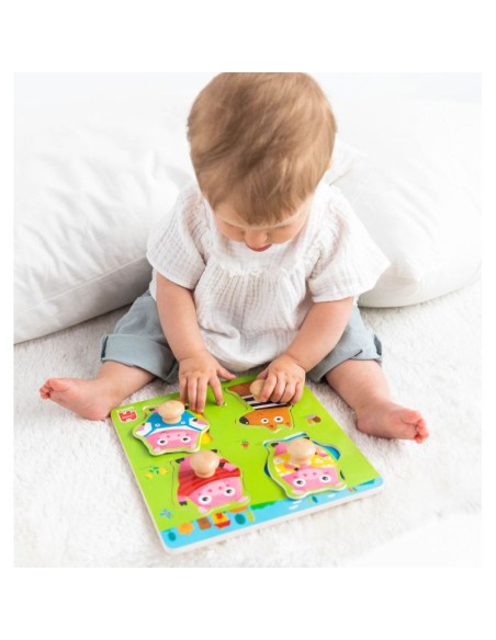 Encaje 3 little pigs - 4 piezas