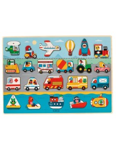 Puzle VROMM - 22 piezas 2