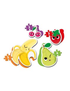 Mi primer puzle frutas - 4 puzles 2