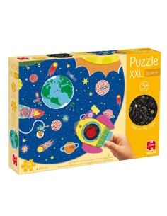 Puzle XXL espacio reversible - 25 piezas