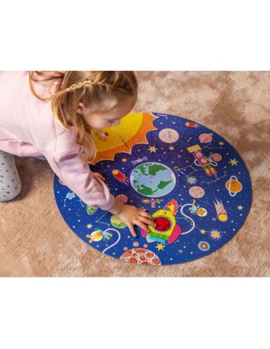 Puzle XXL espacio reversible - 25 piezas