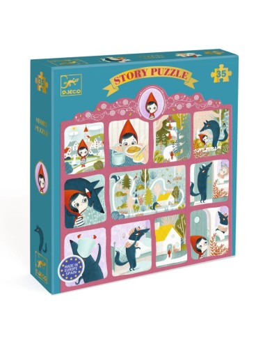 Story puzle caperucita roja - 35 piezas