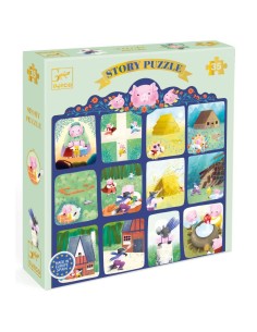 Story puzle los tres cerditos - 35 piezas