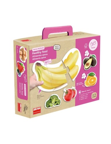 Maxi puzles alimentos sanos