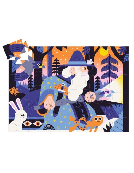 Puzle el mago y el cetro cristal - 36 piezas