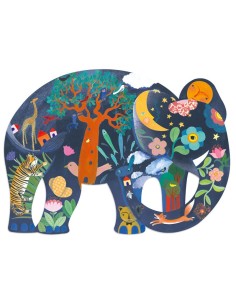 Puzle arte elefante - 150 piezas 2