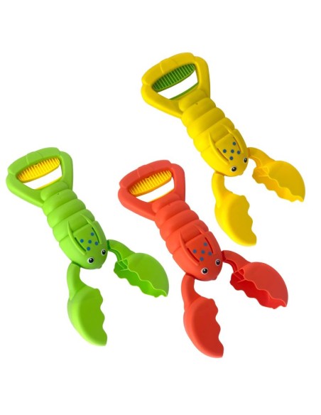 Pinzas arena langosta