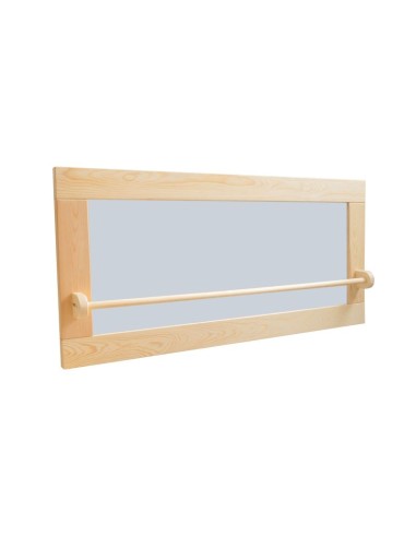 Espejo Montessori con barra – 106 x 52 x 8 cm.