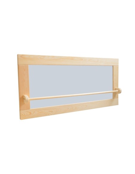 Espejo Montessori con barra – 106 x 52 x 8 cm.