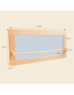 Espejo Montessori con barra – 106 x 52 x 8 cm. 2