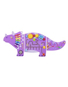 Gran panel actividades triceratops dino