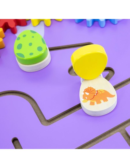 Gran panel actividades triceratops dino