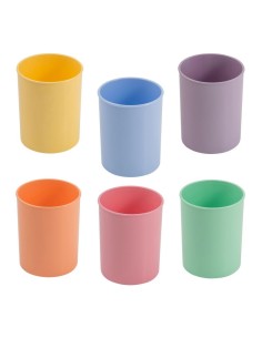 Cubiletes color pastel surtidos - 10 unidades