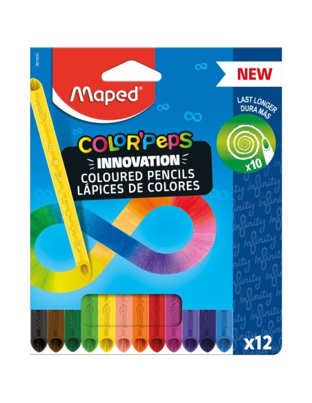 Lápices de Color'peps Infinity - 12 colores surtidos