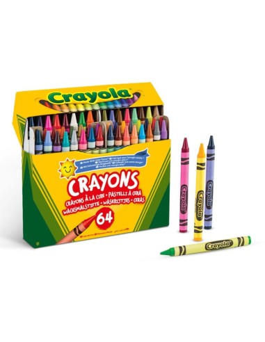 Ceras color - 64 unidades