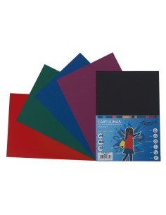 Cartulinas Din A4 surtido colores oscuros - 50 hojas