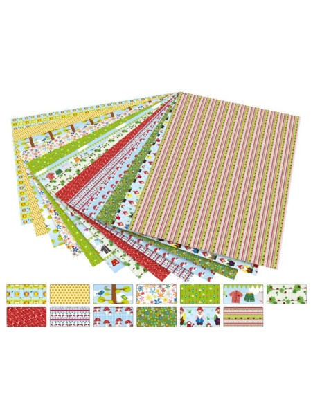 Cartulinas de 50x70 cm. 13 hojas – Motivos jardín