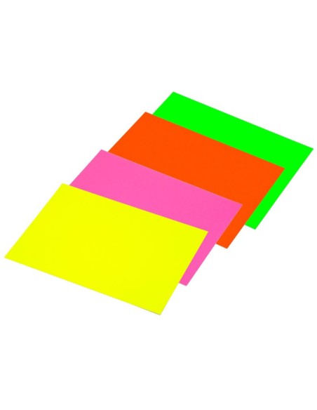 Cartulina fluorescente 50x65 cm. magenta - 10 unidades