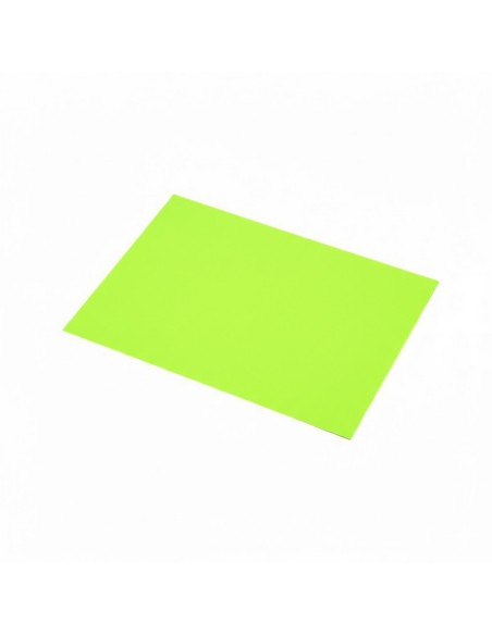 Cartulina fluorescente 50x65 cm. verde - 10 unidades